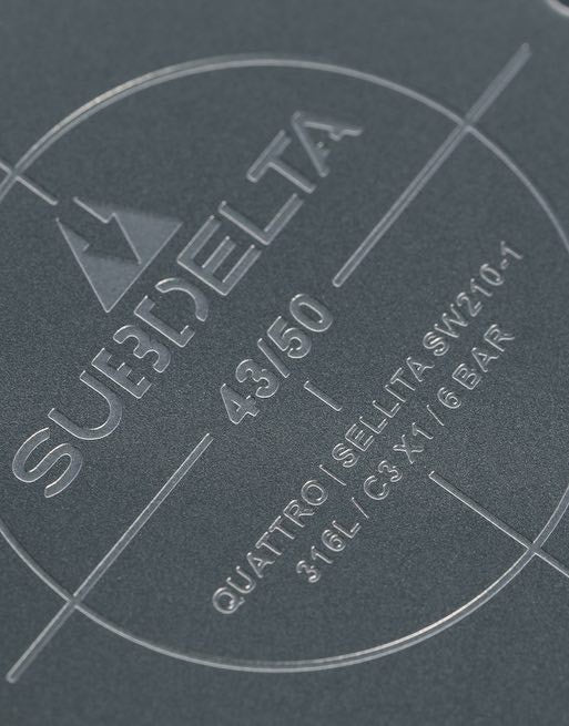 Subdelta Quattro One Hand NATO Grey/Black subdeltawatches