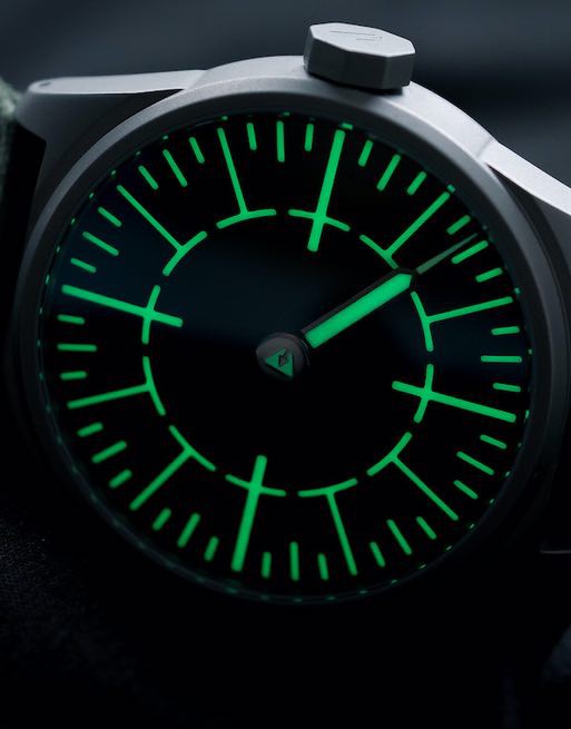 Subdelta Quattro One Hand NATO Grey/Black subdeltawatches