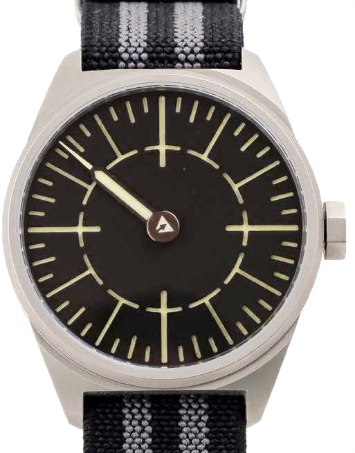 Subdelta Quattro One Hand NATO Grey/Black subdeltawatches