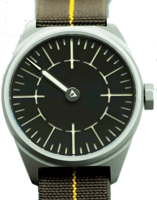Subdelta Quattro One Hand NATO Green/Yellow subdeltawatches
