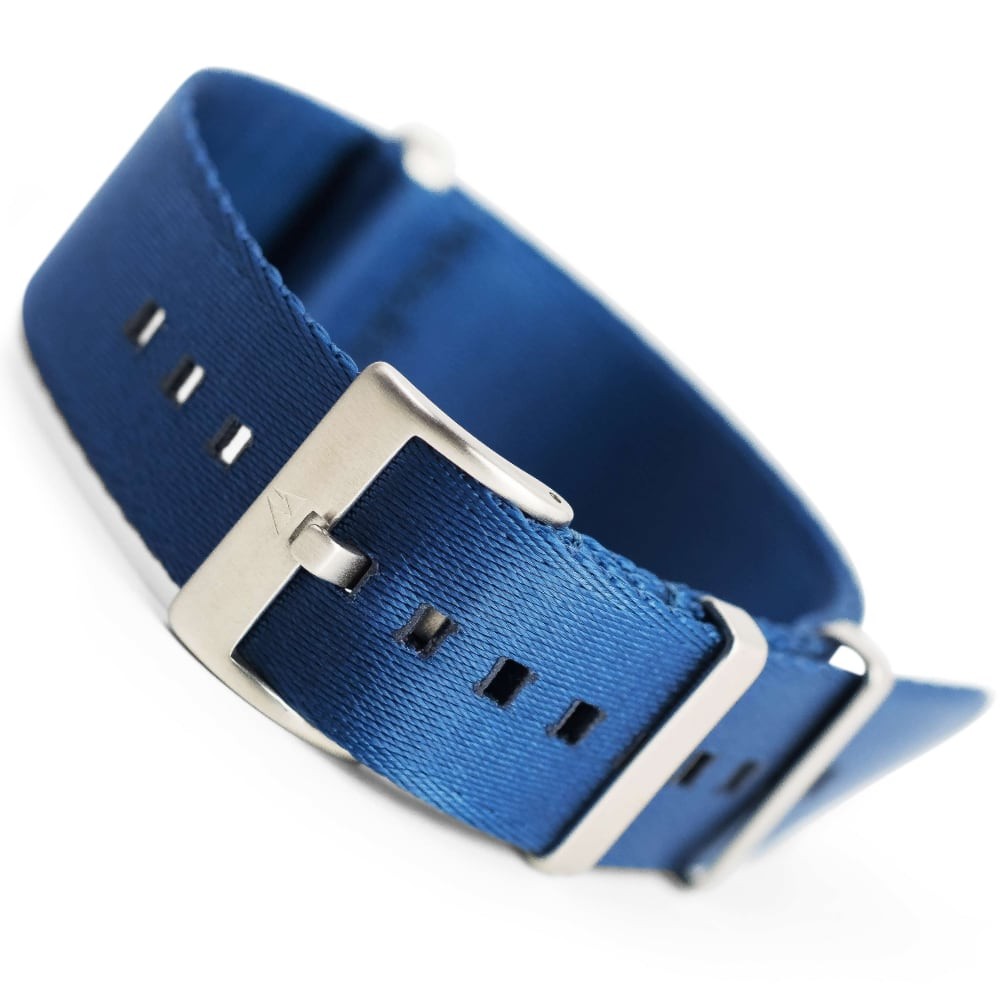22 mm Seatbelt Singlepass NATO Strap blue - Main Image