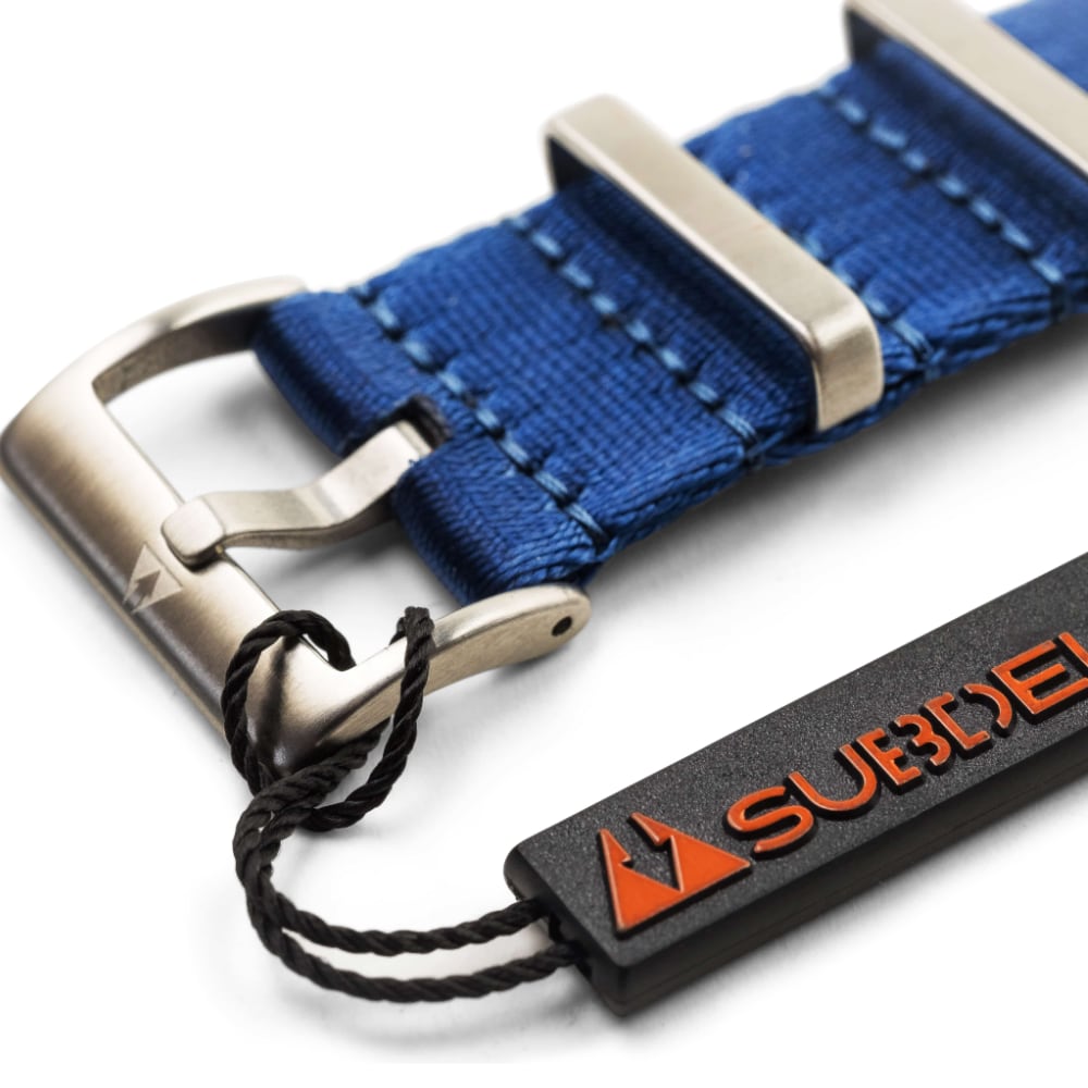 20 mm Seatbelt Singlepass NATO Band Blau