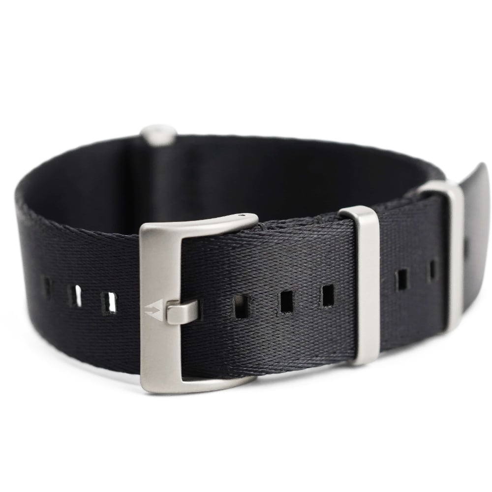 22 mm Seatbelt Singlepass NATO Band schwarz