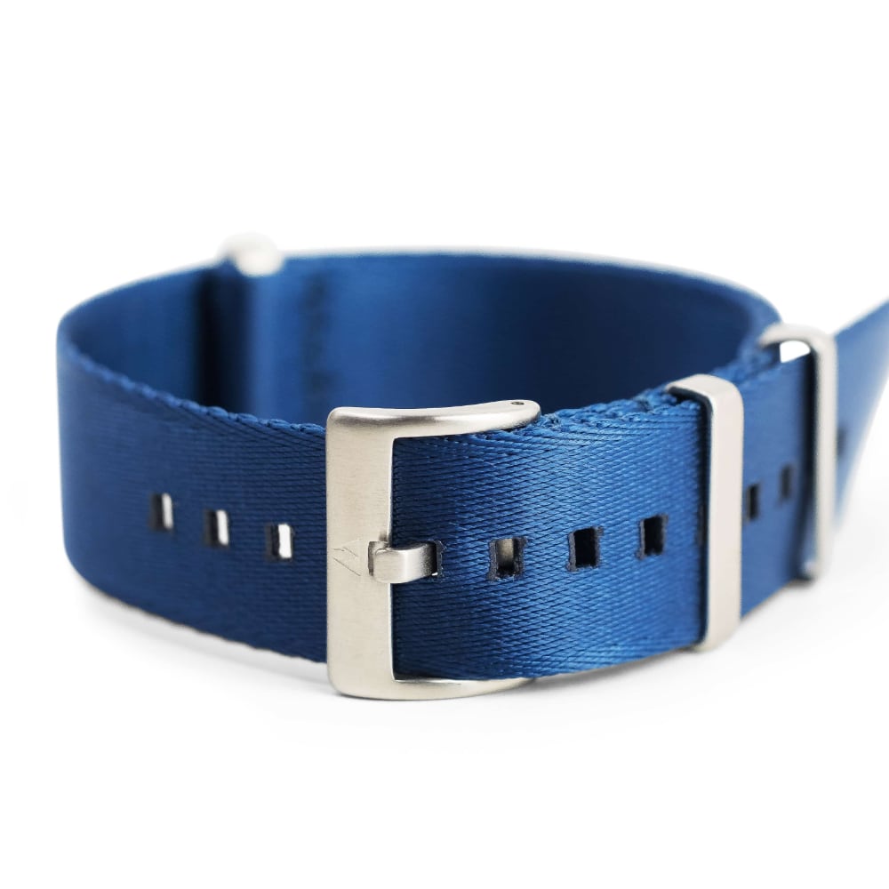 20 mm Seatbelt Singlepass NATO Band Blau