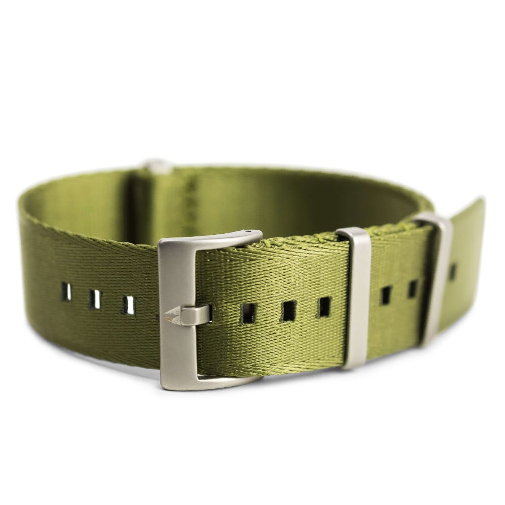 20 mm Seatbelt Singlepass Natoband Olivgrün